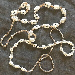 Natural Shell Set of 2 Necklaces